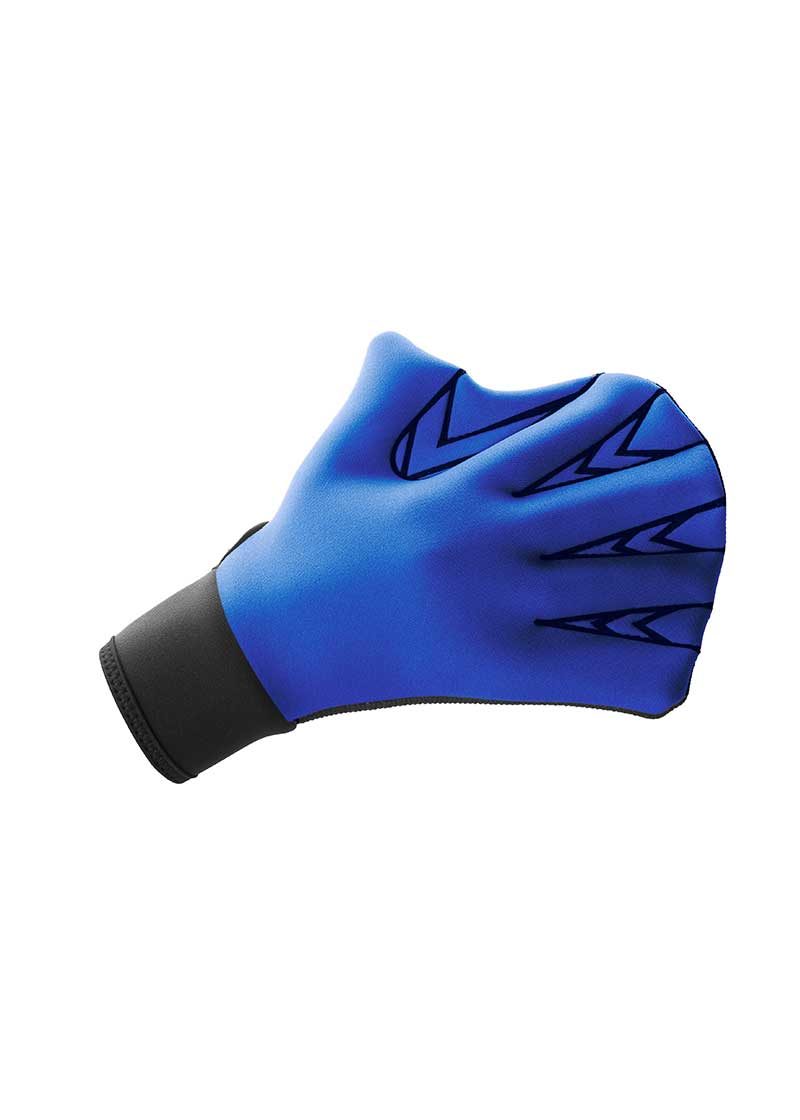 Neoprenové plavecké rukavice Aquacool blue
