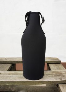 Neoprenový termoobal na pivní lahev 1,0l black