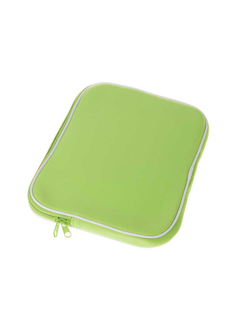 Neoprenové pouzdro na tablet 10" se zipem green