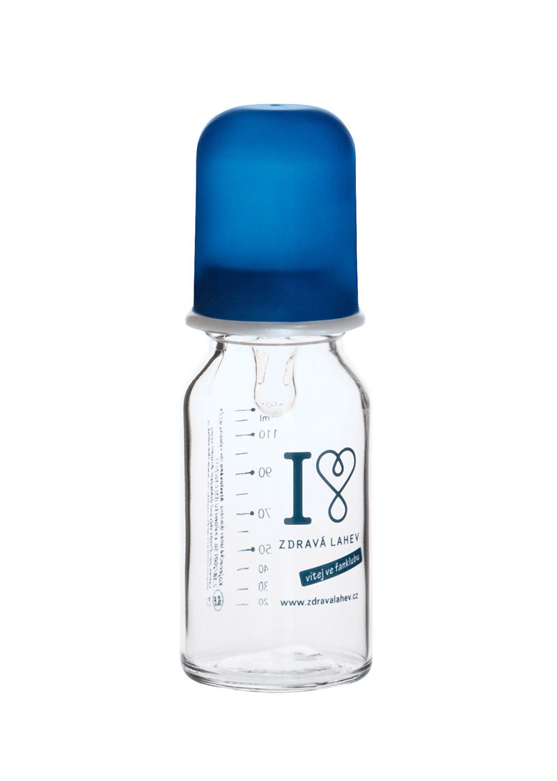 Zdravá lahev kojenecká 125 ml blue