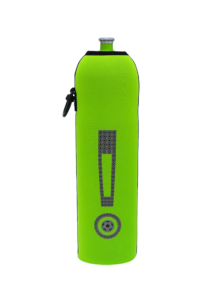 Neoprenový termoobal na sportovní a Zdravou lahev objem 1,0l potisk Vykřičník lightgreen