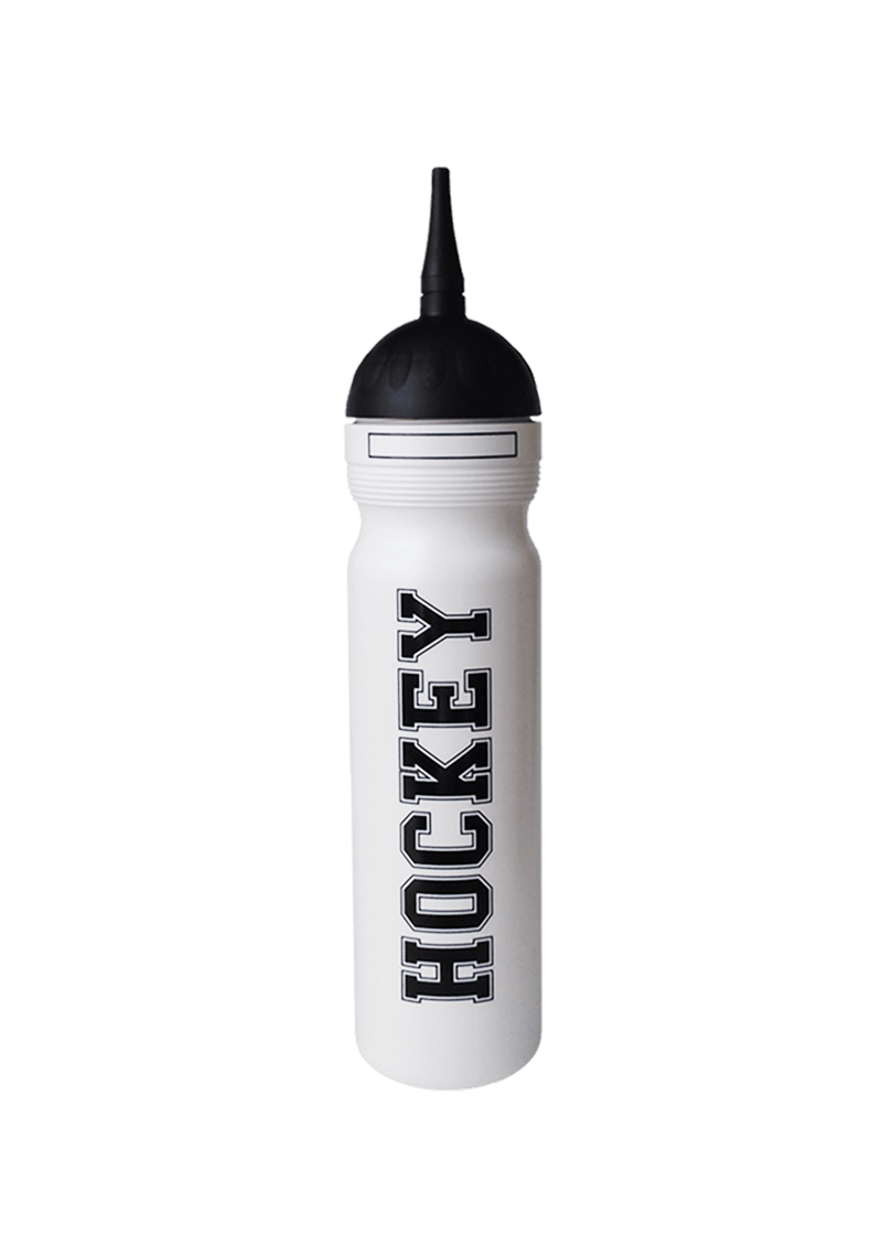 Hokejová láhev 1,0l potisk HOCKEY white-black