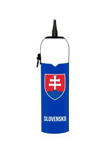 Neoprenový termoobal na hokejovou lahev 1,0l Dres Slovakia blue-white